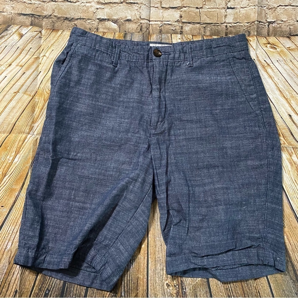 Goodfellow & Co Blue Chambray Cotton Linden Shorts